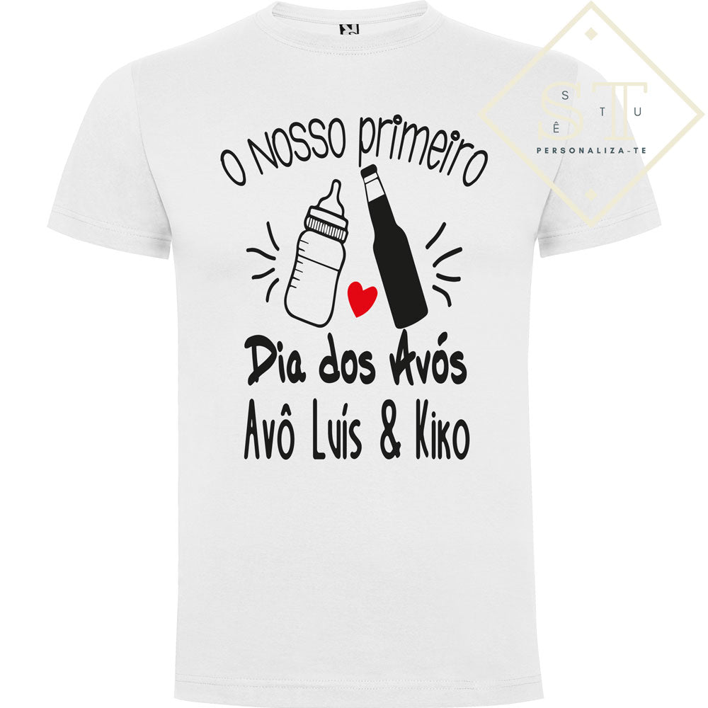 T-shirt Primeiro dia dos Avós (avô) - Sê-Tu